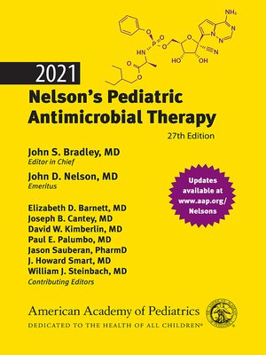 cover image of 2021 Nelson's Pediatric Antimicrobial Therapy
